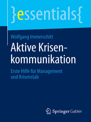 cover image of Aktive Krisenkommunikation